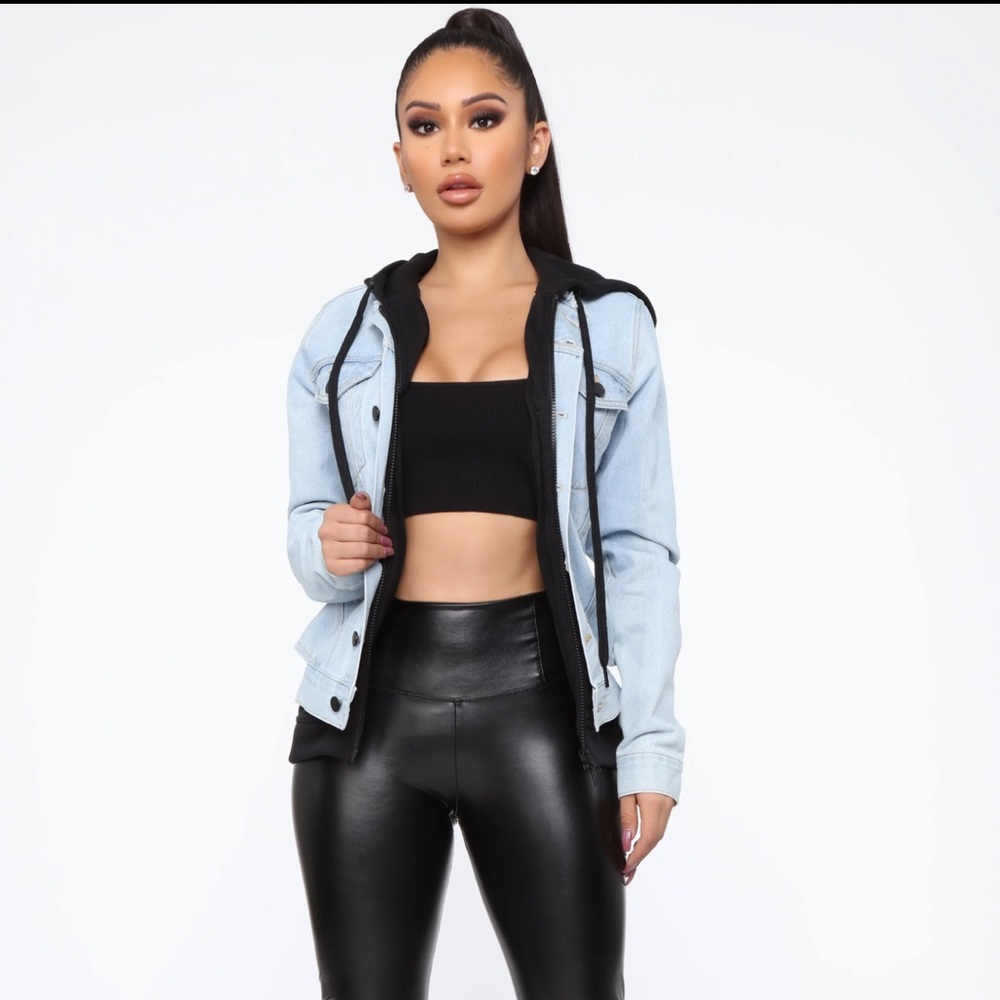 Barely Worn Light Wash/Black Jacket